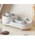 HD637 - Makeup Organiser Black Rotating Makeup Organiser